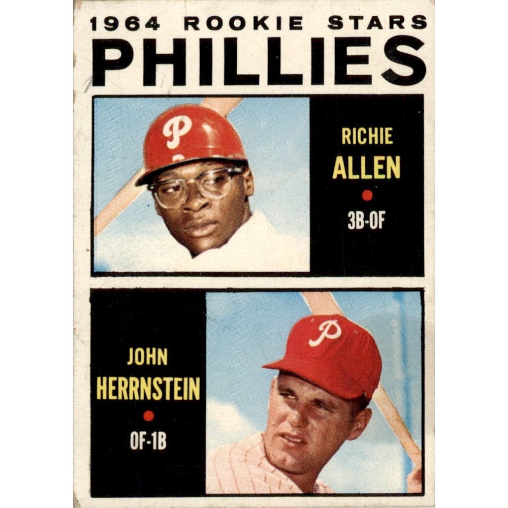 1964 Topps 243 Richie Allen John Herrnstein RC Phillies Rookie Stars VG-EX